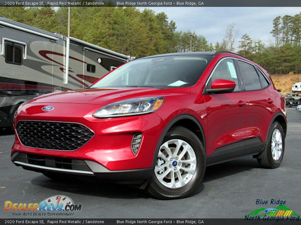 2020 Ford Escape SE Rapid Red Metallic / Sandstone Photo #1