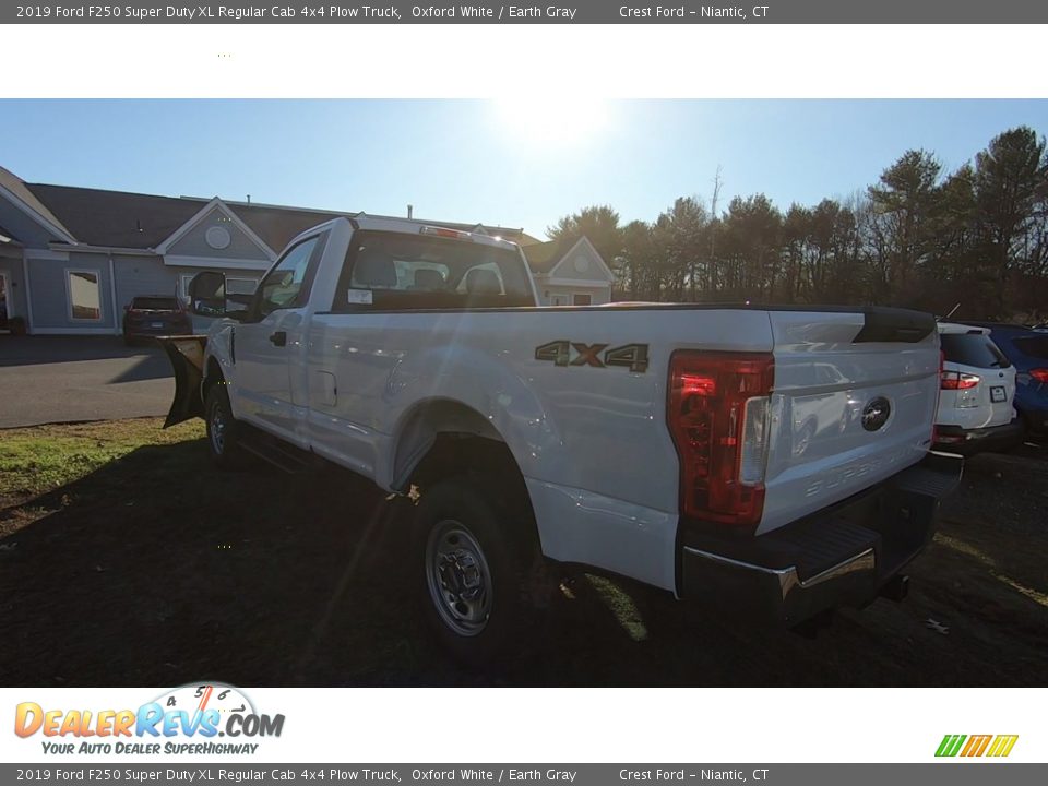 2019 Ford F250 Super Duty XL Regular Cab 4x4 Plow Truck Oxford White / Earth Gray Photo #5