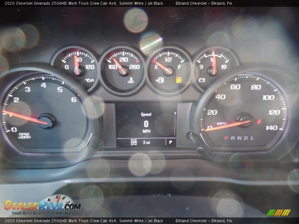 2020 Chevrolet Silverado 2500HD Work Truck Crew Cab 4x4 Summit White / Jet Black Photo #29