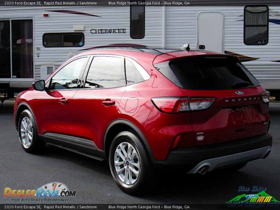 2020 Ford Escape SE Rapid Red Metallic / Sandstone Photo #3