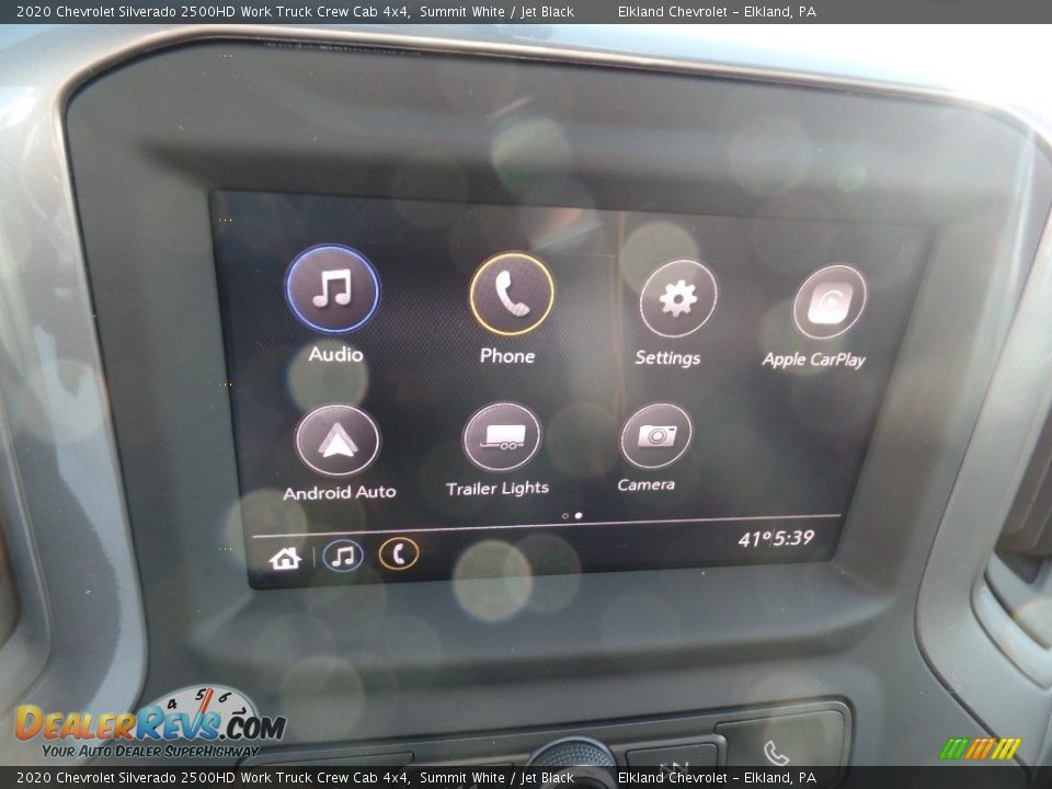 2020 Chevrolet Silverado 2500HD Work Truck Crew Cab 4x4 Summit White / Jet Black Photo #30