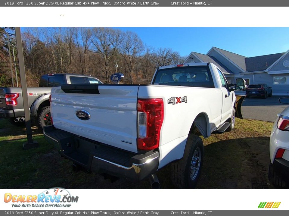 2019 Ford F250 Super Duty XL Regular Cab 4x4 Plow Truck Oxford White / Earth Gray Photo #7