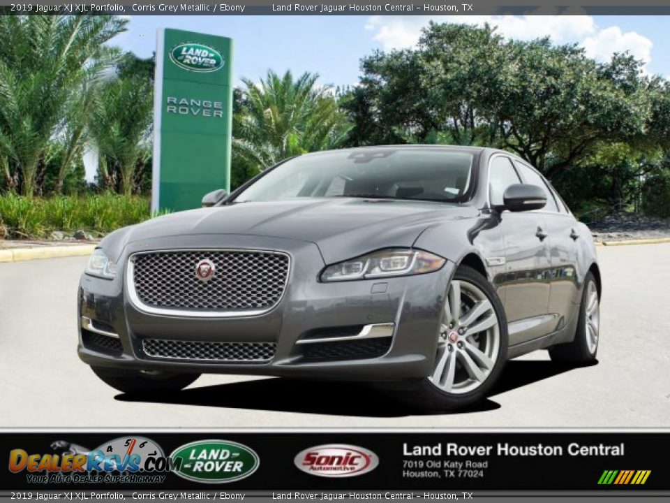 2019 Jaguar XJ XJL Portfolio Corris Grey Metallic / Ebony Photo #1