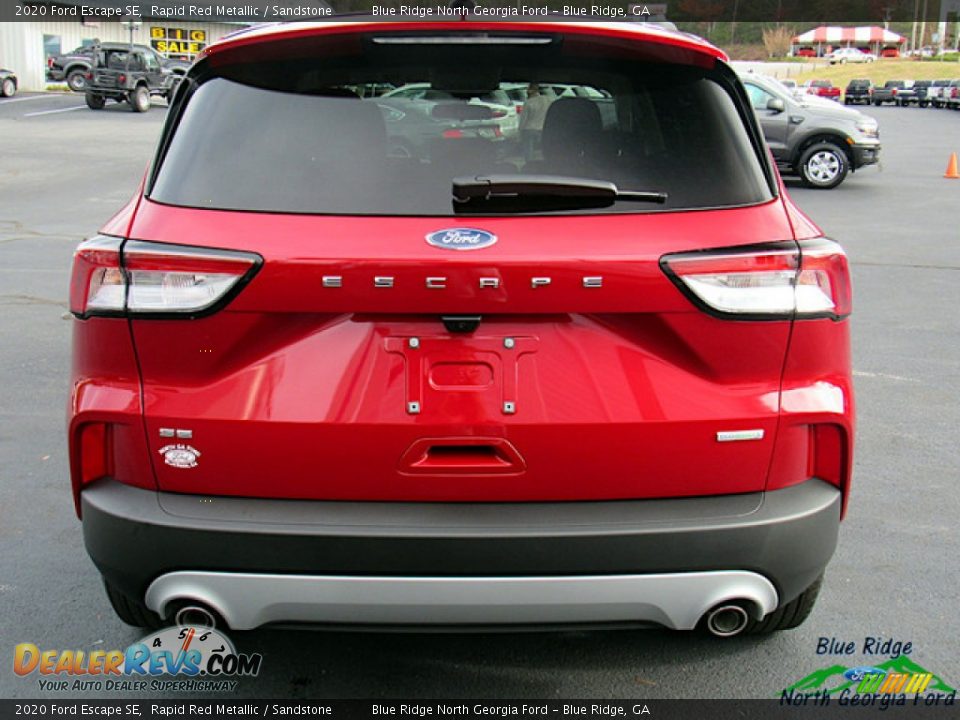 2020 Ford Escape SE Rapid Red Metallic / Sandstone Photo #4