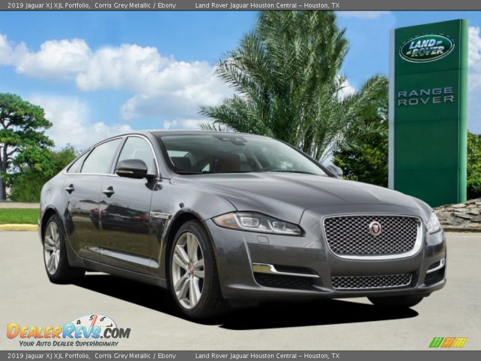 2019 Jaguar XJ XJL Portfolio Corris Grey Metallic / Ebony Photo #2