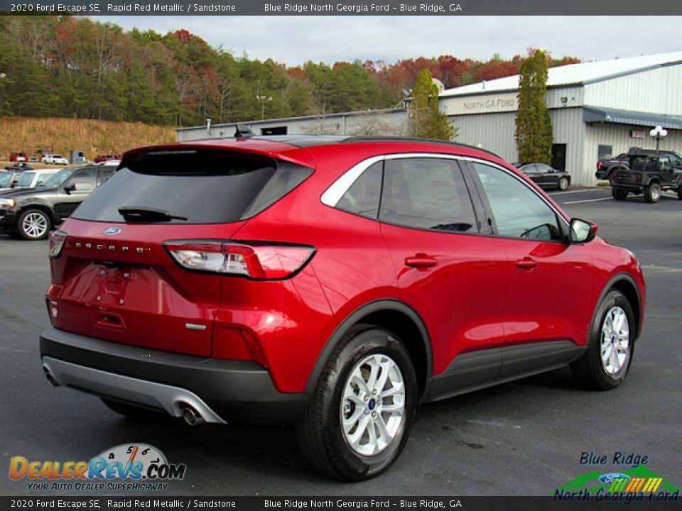 2020 Ford Escape SE Rapid Red Metallic / Sandstone Photo #5