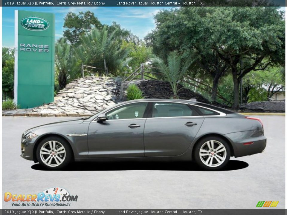 2019 Jaguar XJ XJL Portfolio Corris Grey Metallic / Ebony Photo #3