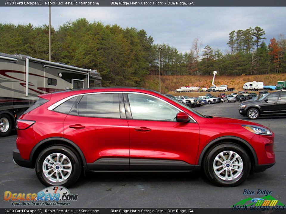 2020 Ford Escape SE Rapid Red Metallic / Sandstone Photo #6