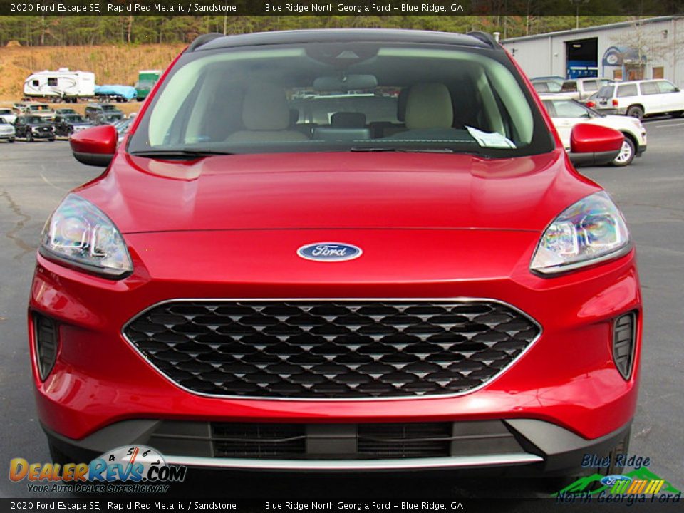 2020 Ford Escape SE Rapid Red Metallic / Sandstone Photo #8