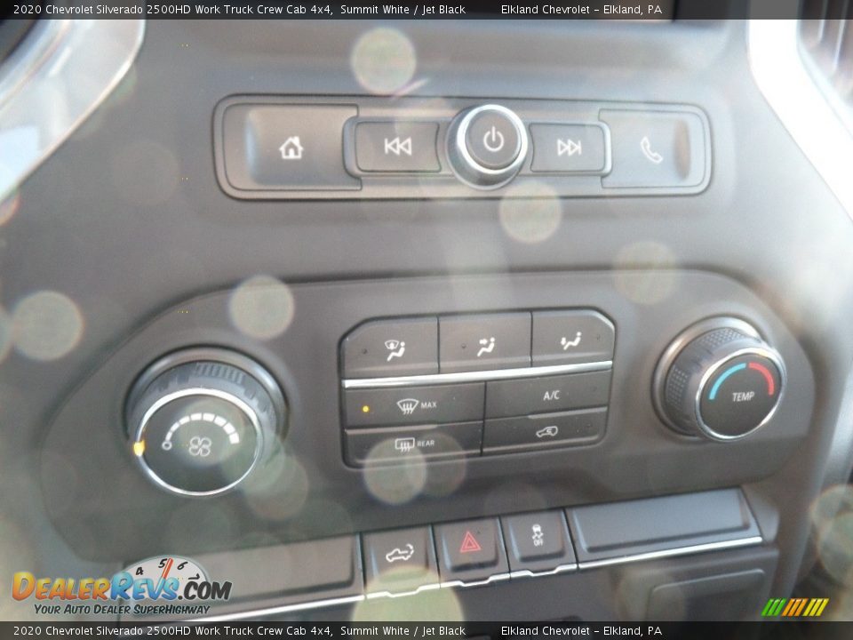 2020 Chevrolet Silverado 2500HD Work Truck Crew Cab 4x4 Summit White / Jet Black Photo #34