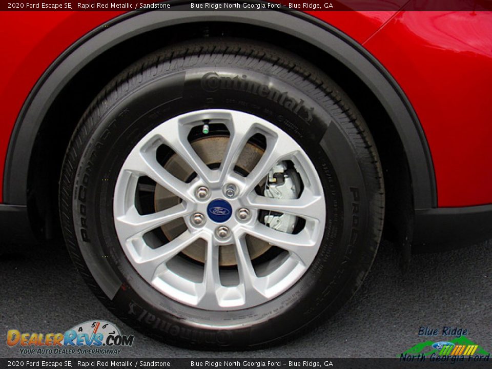 2020 Ford Escape SE Rapid Red Metallic / Sandstone Photo #9