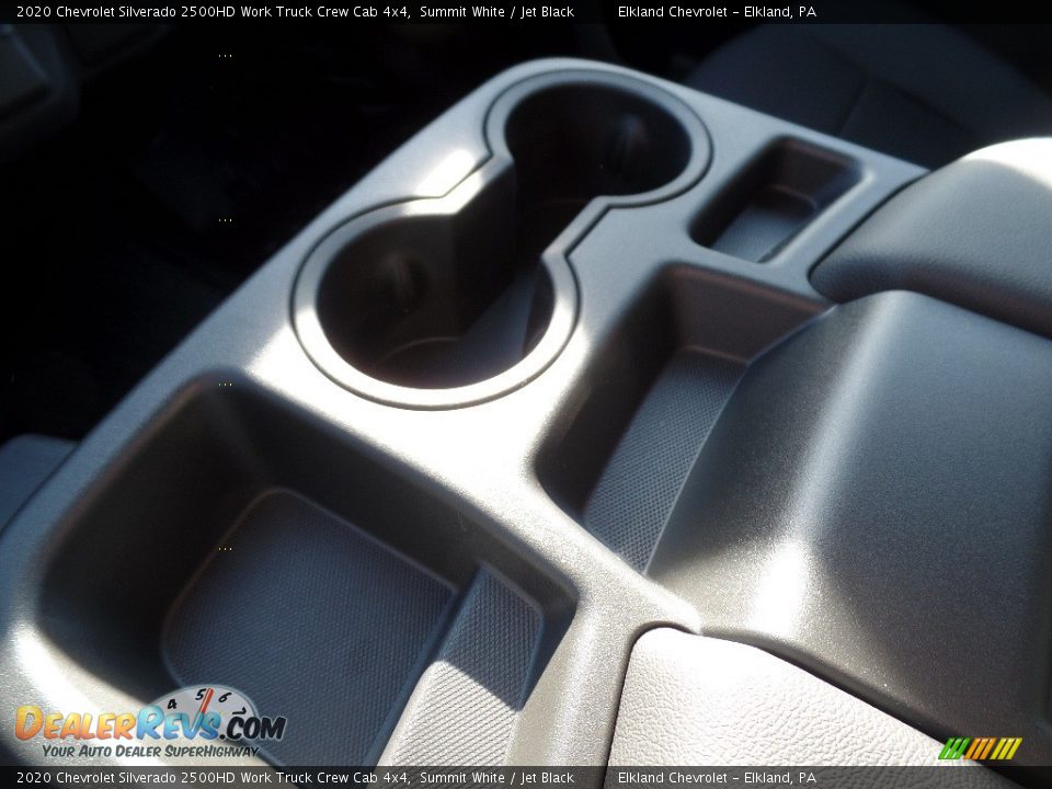 2020 Chevrolet Silverado 2500HD Work Truck Crew Cab 4x4 Summit White / Jet Black Photo #36