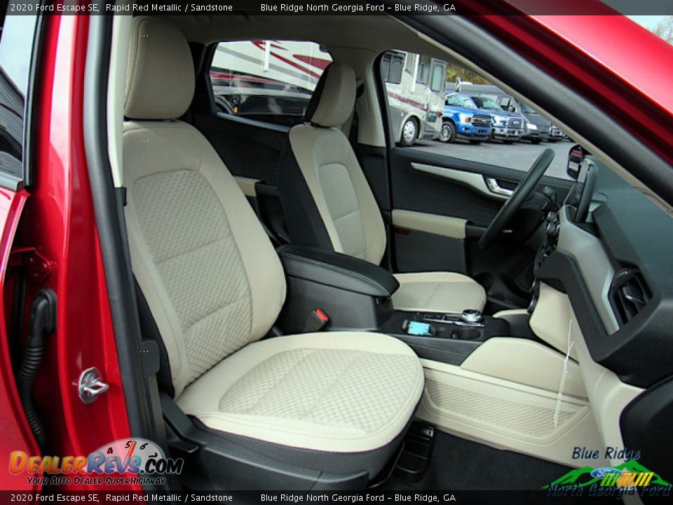 2020 Ford Escape SE Rapid Red Metallic / Sandstone Photo #11