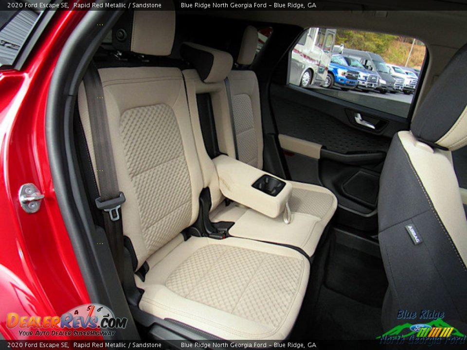 2020 Ford Escape SE Rapid Red Metallic / Sandstone Photo #12