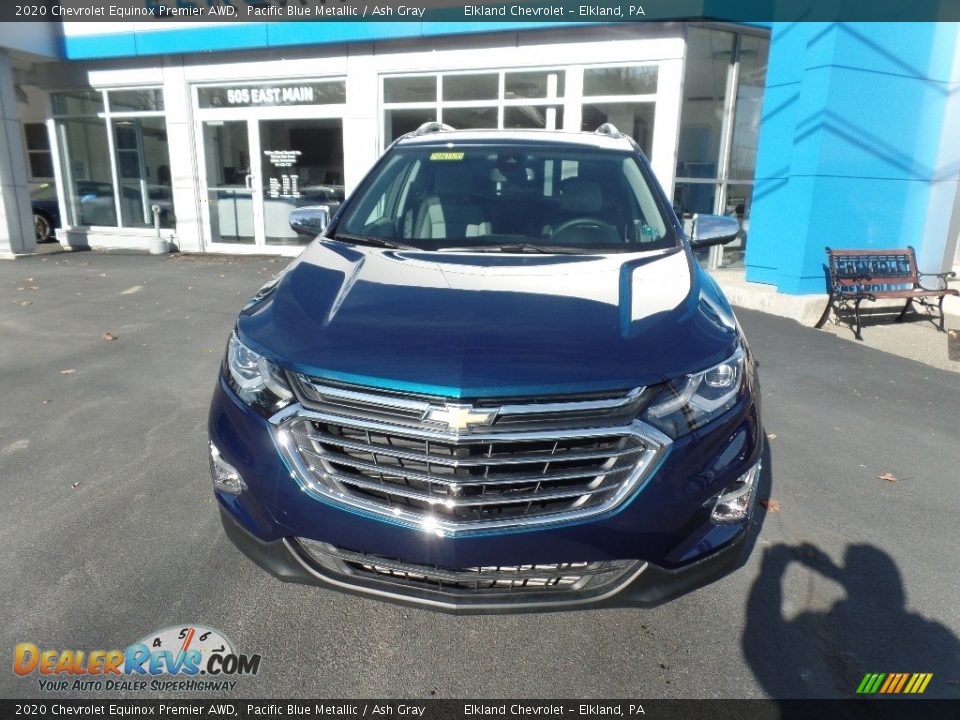 2020 Chevrolet Equinox Premier AWD Pacific Blue Metallic / Ash Gray Photo #2