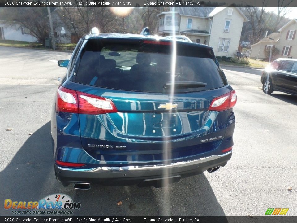2020 Chevrolet Equinox Premier AWD Pacific Blue Metallic / Ash Gray Photo #7