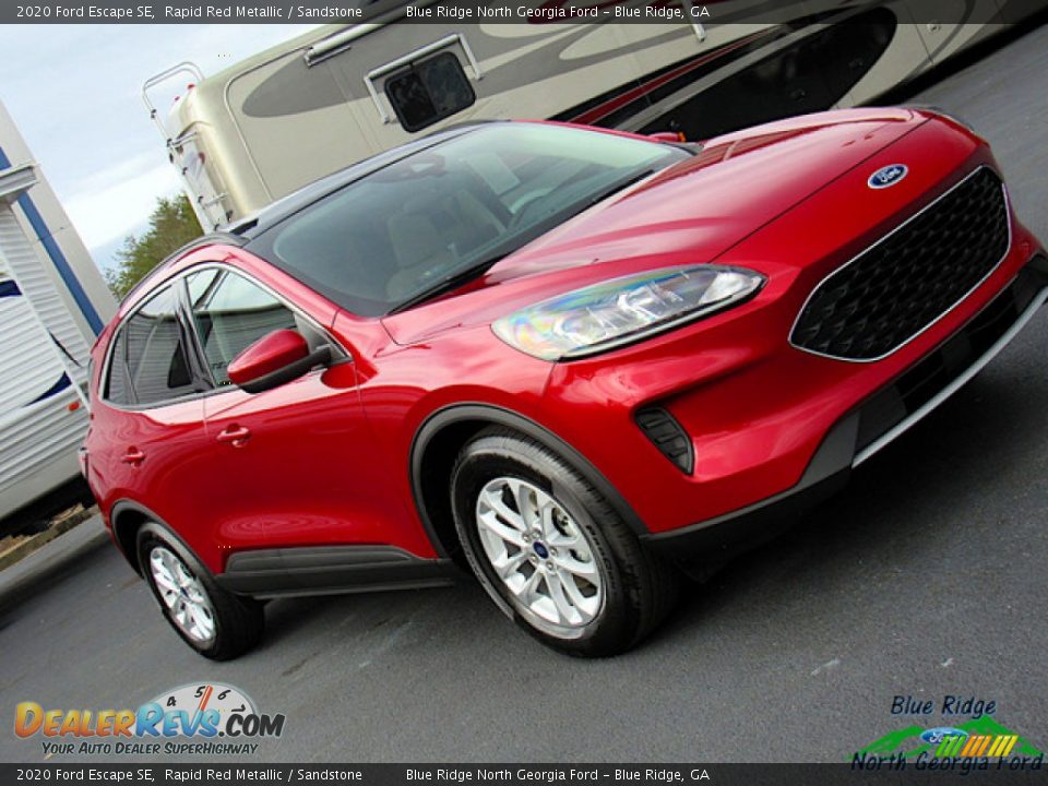 2020 Ford Escape SE Rapid Red Metallic / Sandstone Photo #30