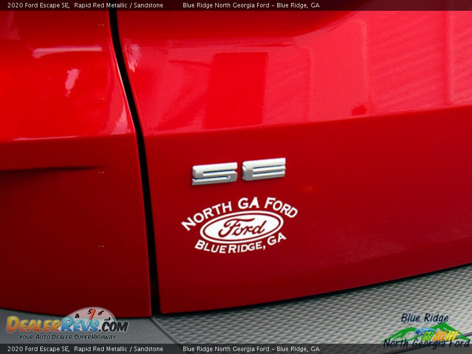 2020 Ford Escape SE Rapid Red Metallic / Sandstone Photo #33