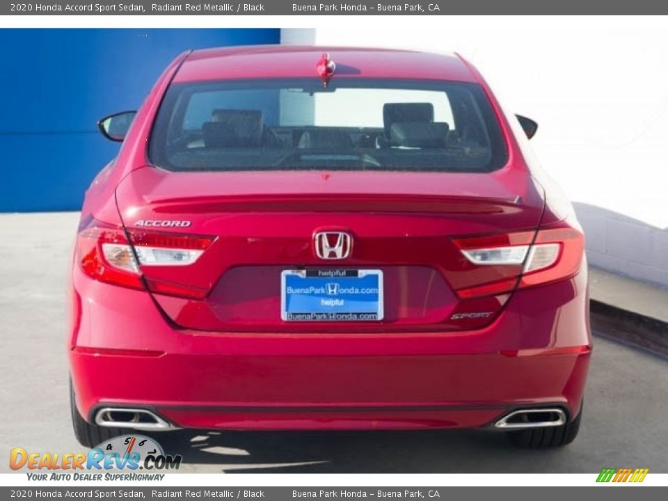 2020 Honda Accord Sport Sedan Radiant Red Metallic / Black Photo #6