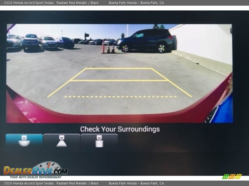 2020 Honda Accord Sport Sedan Radiant Red Metallic / Black Photo #15