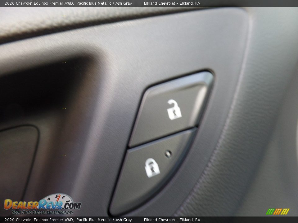 2020 Chevrolet Equinox Premier AWD Pacific Blue Metallic / Ash Gray Photo #24