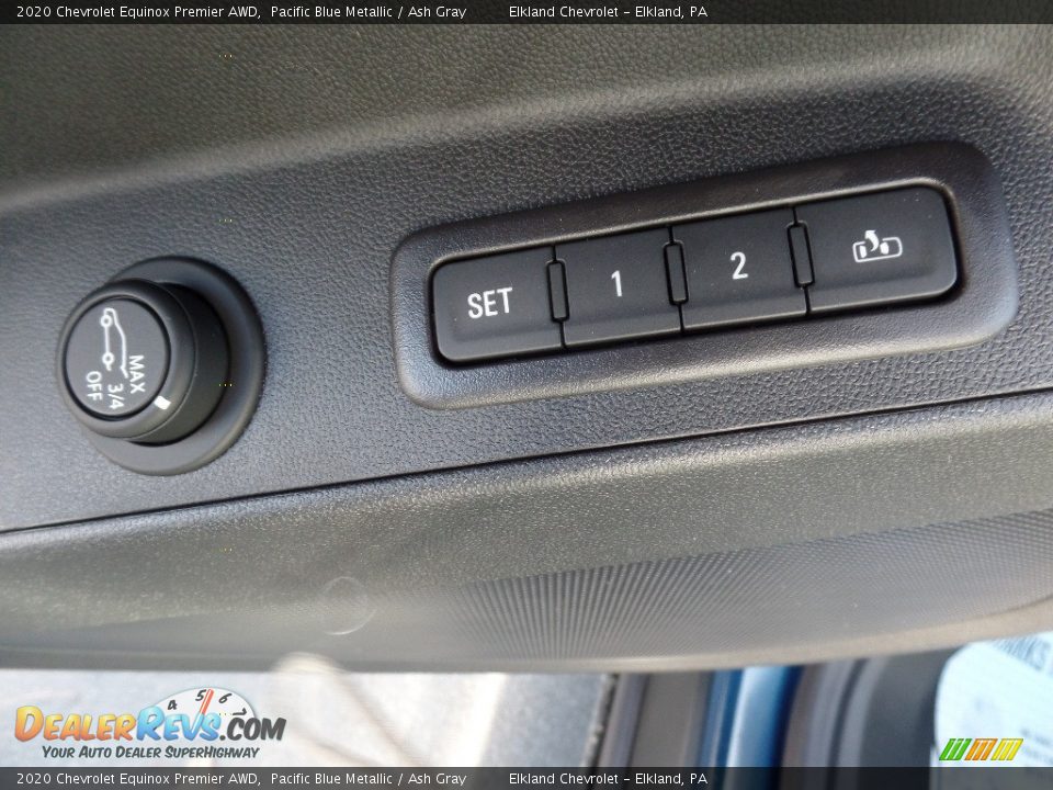 2020 Chevrolet Equinox Premier AWD Pacific Blue Metallic / Ash Gray Photo #25