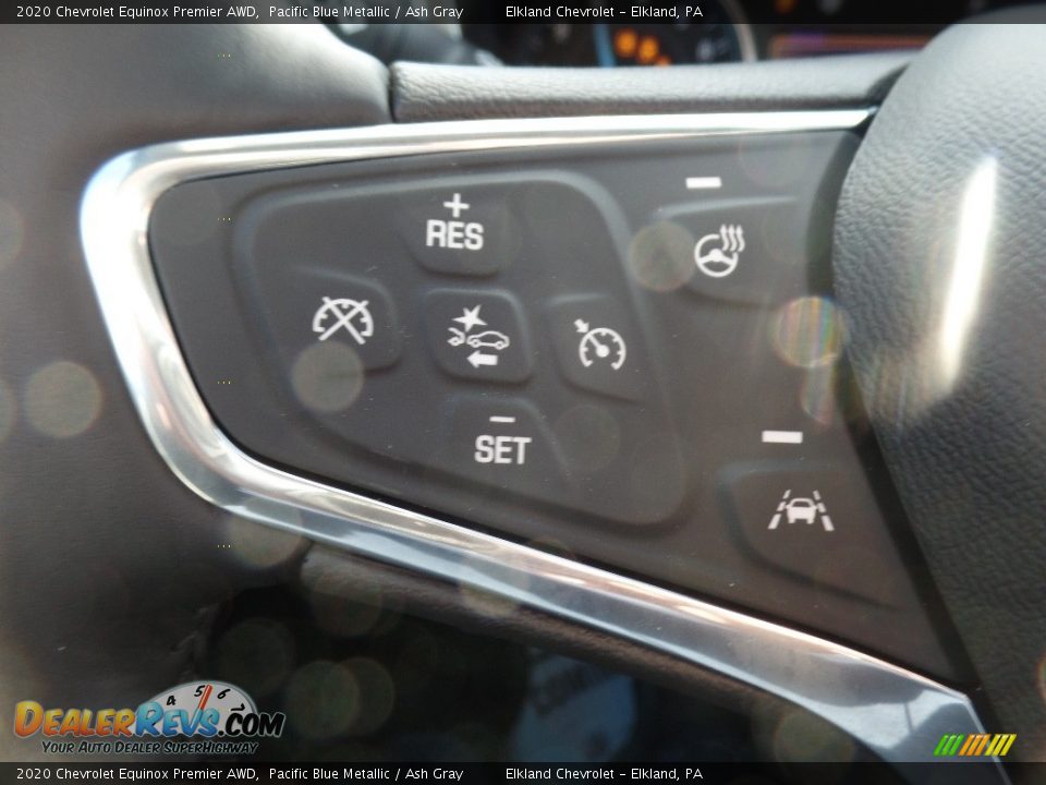 2020 Chevrolet Equinox Premier AWD Pacific Blue Metallic / Ash Gray Photo #26