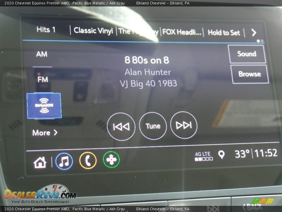 2020 Chevrolet Equinox Premier AWD Pacific Blue Metallic / Ash Gray Photo #32