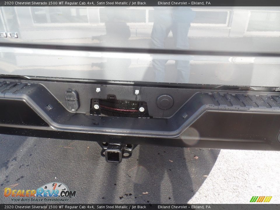 2020 Chevrolet Silverado 1500 WT Regular Cab 4x4 Satin Steel Metallic / Jet Black Photo #11