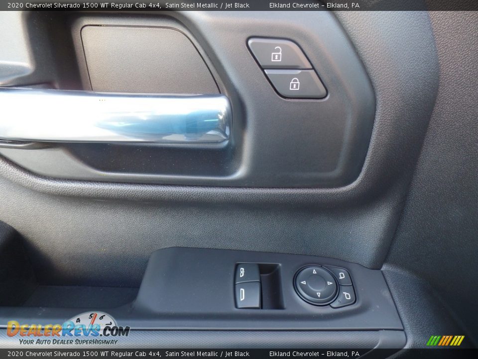 2020 Chevrolet Silverado 1500 WT Regular Cab 4x4 Satin Steel Metallic / Jet Black Photo #13
