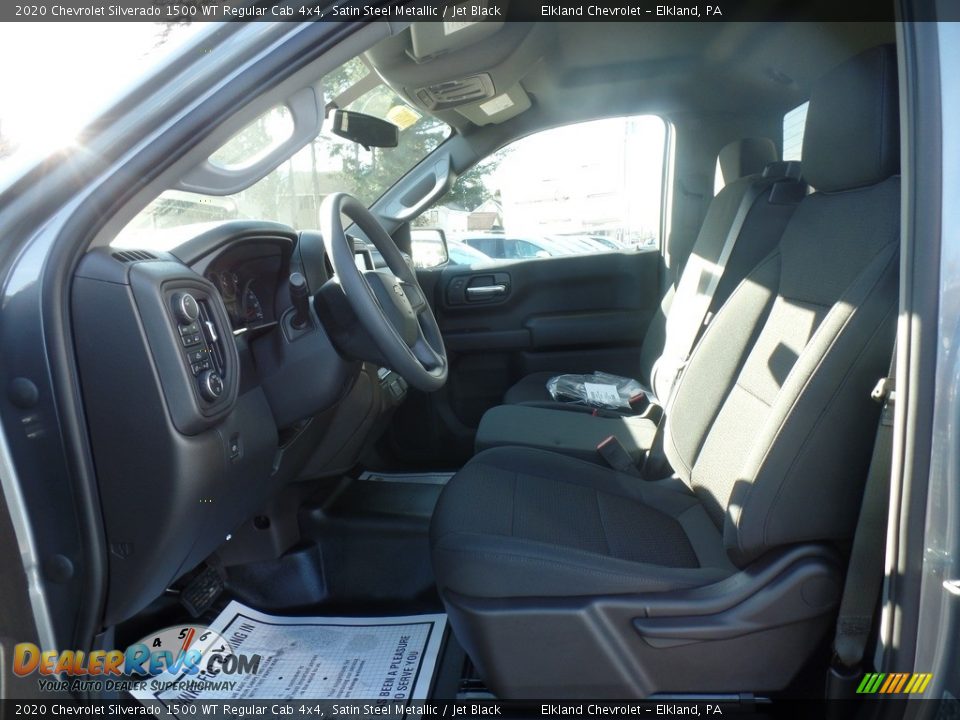 2020 Chevrolet Silverado 1500 WT Regular Cab 4x4 Satin Steel Metallic / Jet Black Photo #15