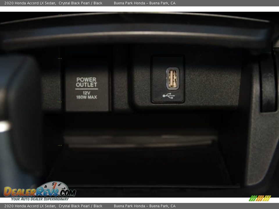 2020 Honda Accord LX Sedan Crystal Black Pearl / Black Photo #27