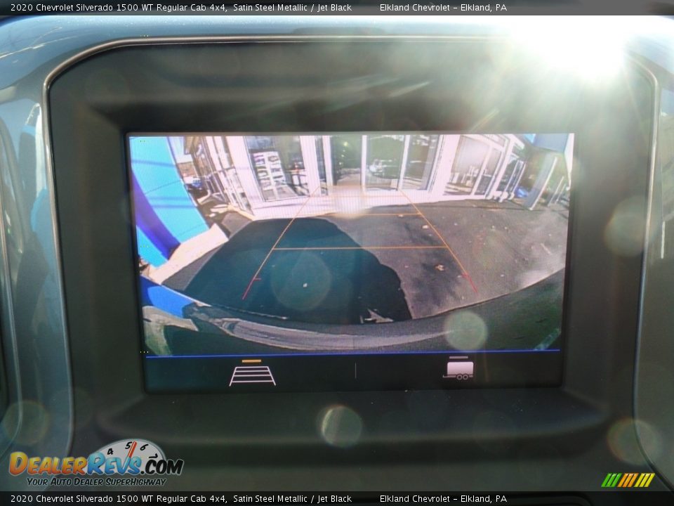 2020 Chevrolet Silverado 1500 WT Regular Cab 4x4 Satin Steel Metallic / Jet Black Photo #25