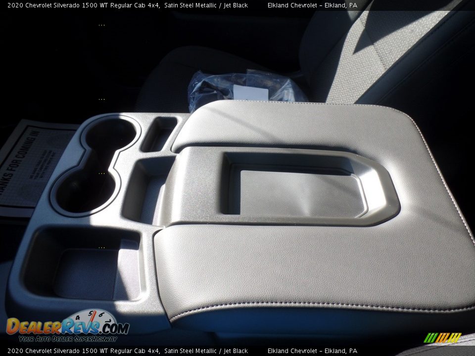 2020 Chevrolet Silverado 1500 WT Regular Cab 4x4 Satin Steel Metallic / Jet Black Photo #28