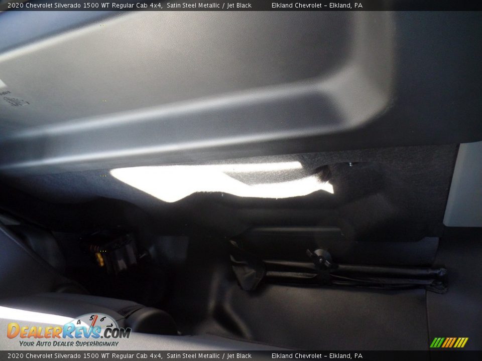 2020 Chevrolet Silverado 1500 WT Regular Cab 4x4 Satin Steel Metallic / Jet Black Photo #29