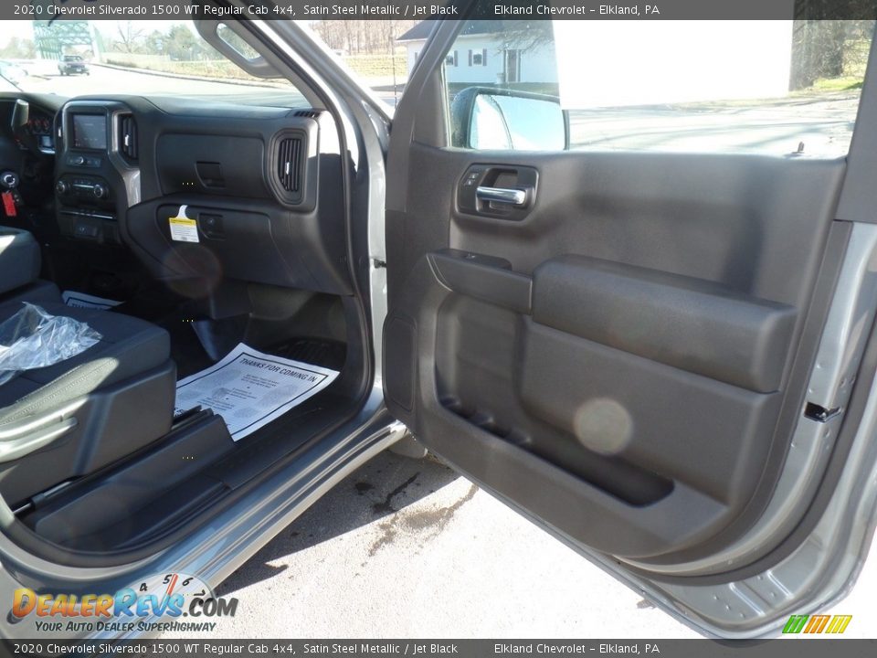 2020 Chevrolet Silverado 1500 WT Regular Cab 4x4 Satin Steel Metallic / Jet Black Photo #30
