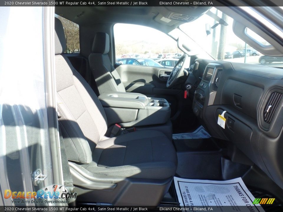 2020 Chevrolet Silverado 1500 WT Regular Cab 4x4 Satin Steel Metallic / Jet Black Photo #31
