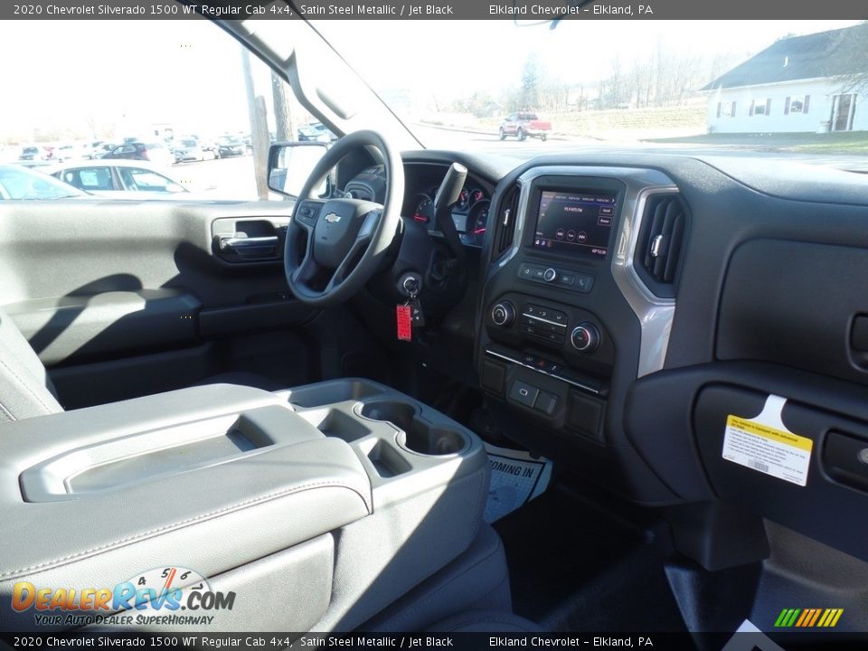 2020 Chevrolet Silverado 1500 WT Regular Cab 4x4 Satin Steel Metallic / Jet Black Photo #32