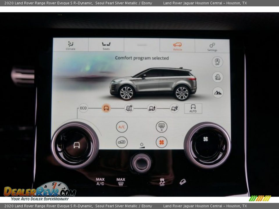 Controls of 2020 Land Rover Range Rover Evoque S R-Dynamic Photo #16