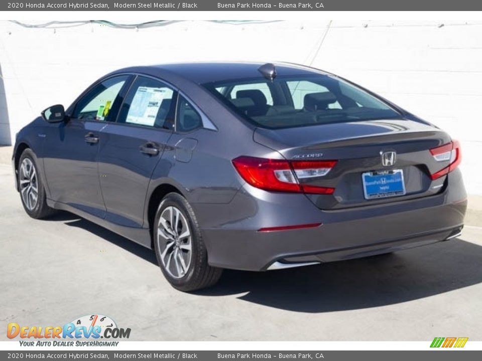 2020 Honda Accord Hybrid Sedan Modern Steel Metallic / Black Photo #2