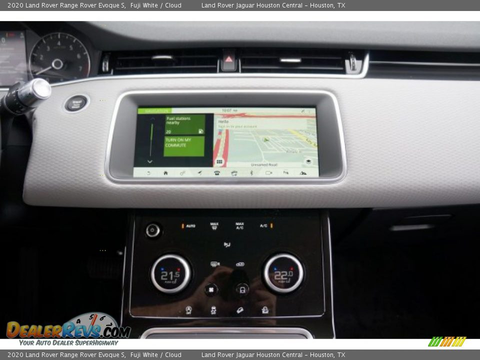 Dashboard of 2020 Land Rover Range Rover Evoque S Photo #14