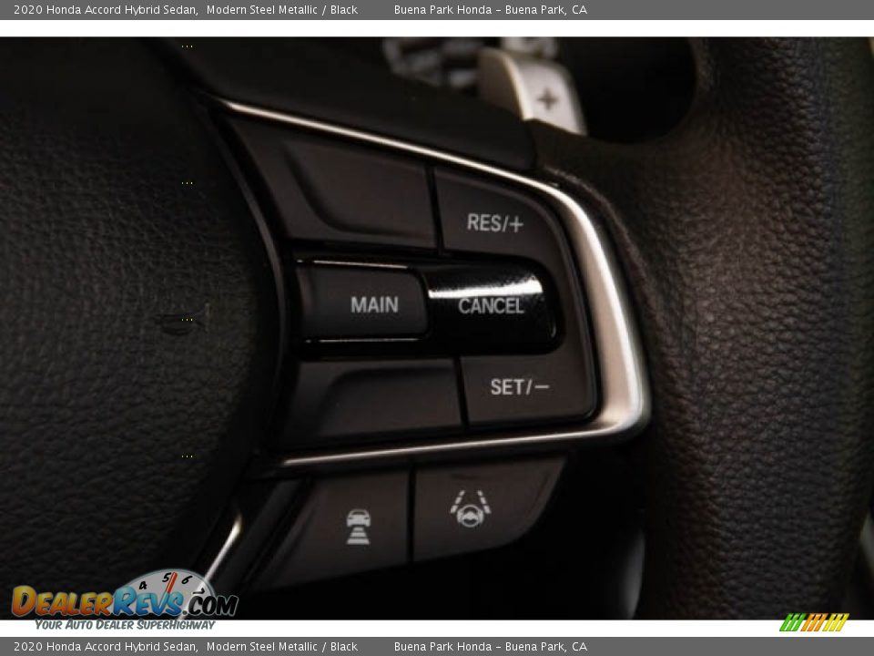 2020 Honda Accord Hybrid Sedan Modern Steel Metallic / Black Photo #22