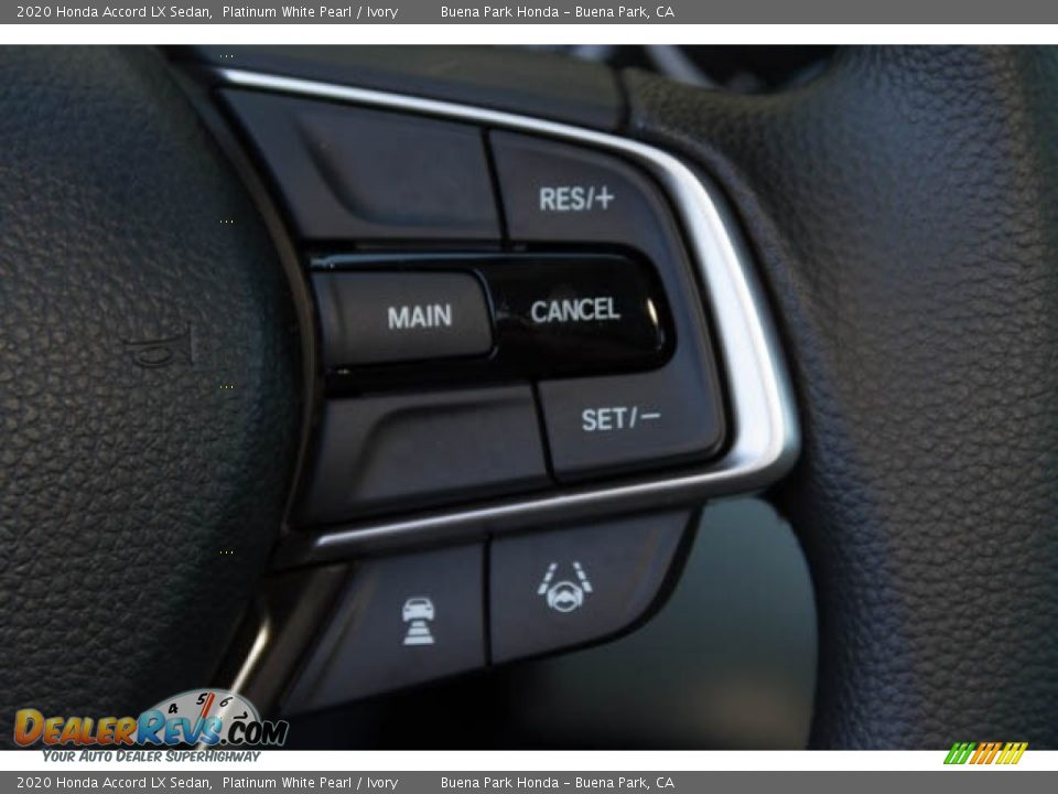 2020 Honda Accord LX Sedan Platinum White Pearl / Ivory Photo #17