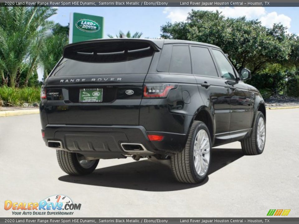 2020 Land Rover Range Rover Sport HSE Dynamic Santorini Black Metallic / Ebony/Ebony Photo #5