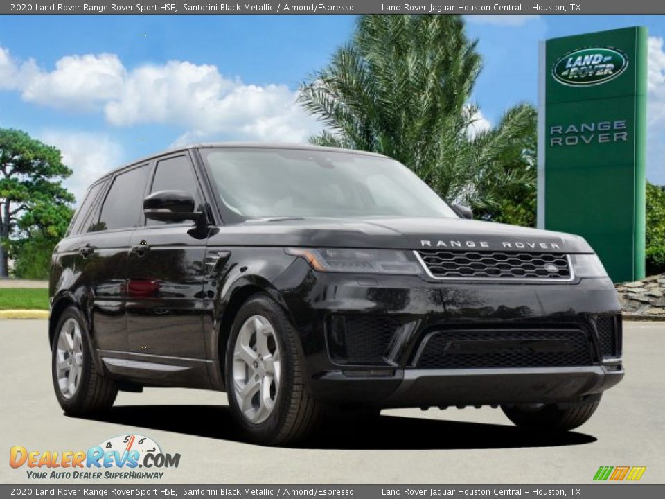 2020 Land Rover Range Rover Sport HSE Santorini Black Metallic / Almond/Espresso Photo #2