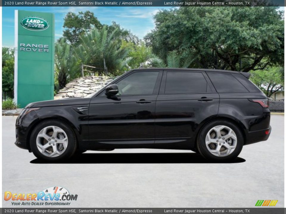 2020 Land Rover Range Rover Sport HSE Santorini Black Metallic / Almond/Espresso Photo #3