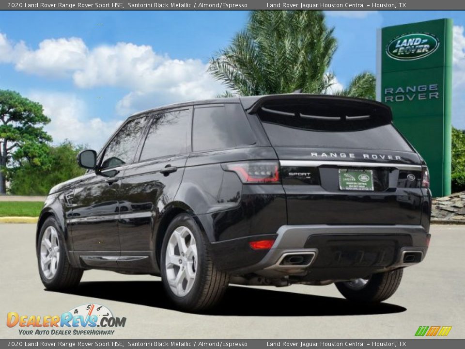 2020 Land Rover Range Rover Sport HSE Santorini Black Metallic / Almond/Espresso Photo #4