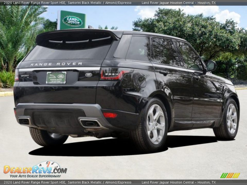 2020 Land Rover Range Rover Sport HSE Santorini Black Metallic / Almond/Espresso Photo #5