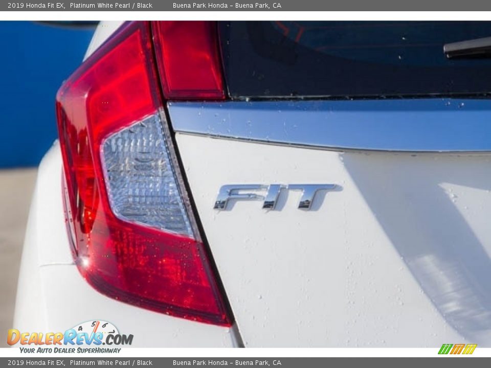 2019 Honda Fit EX Platinum White Pearl / Black Photo #3
