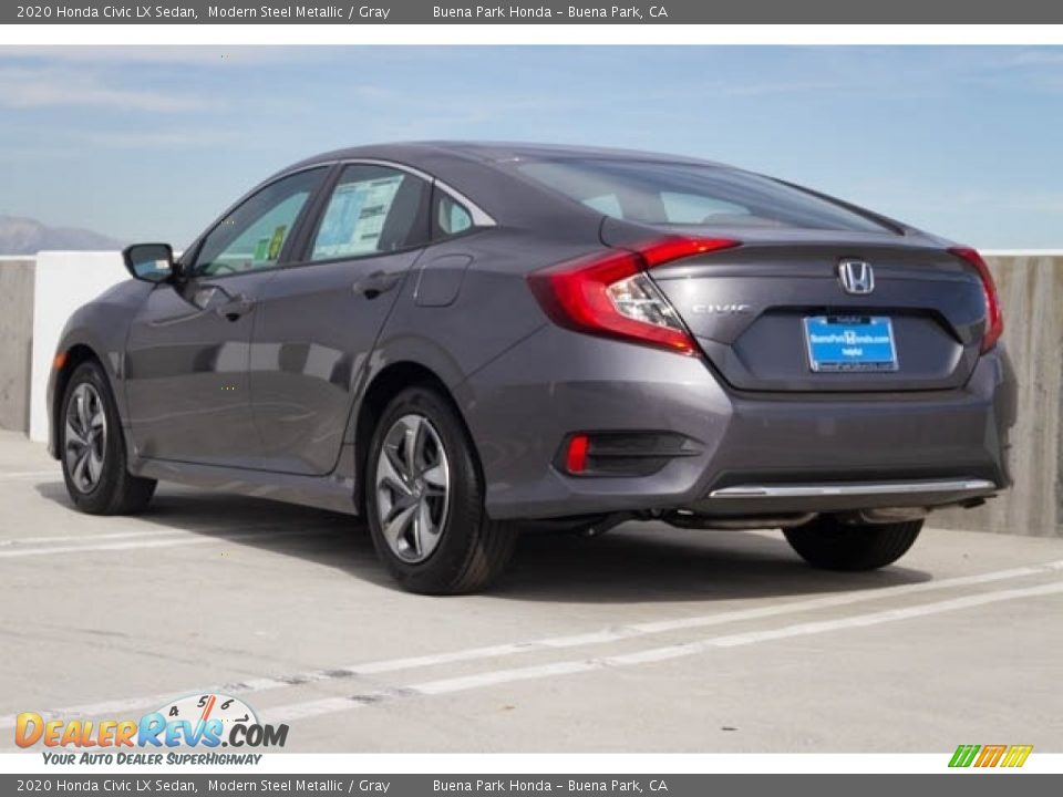 2020 Honda Civic LX Sedan Modern Steel Metallic / Gray Photo #2